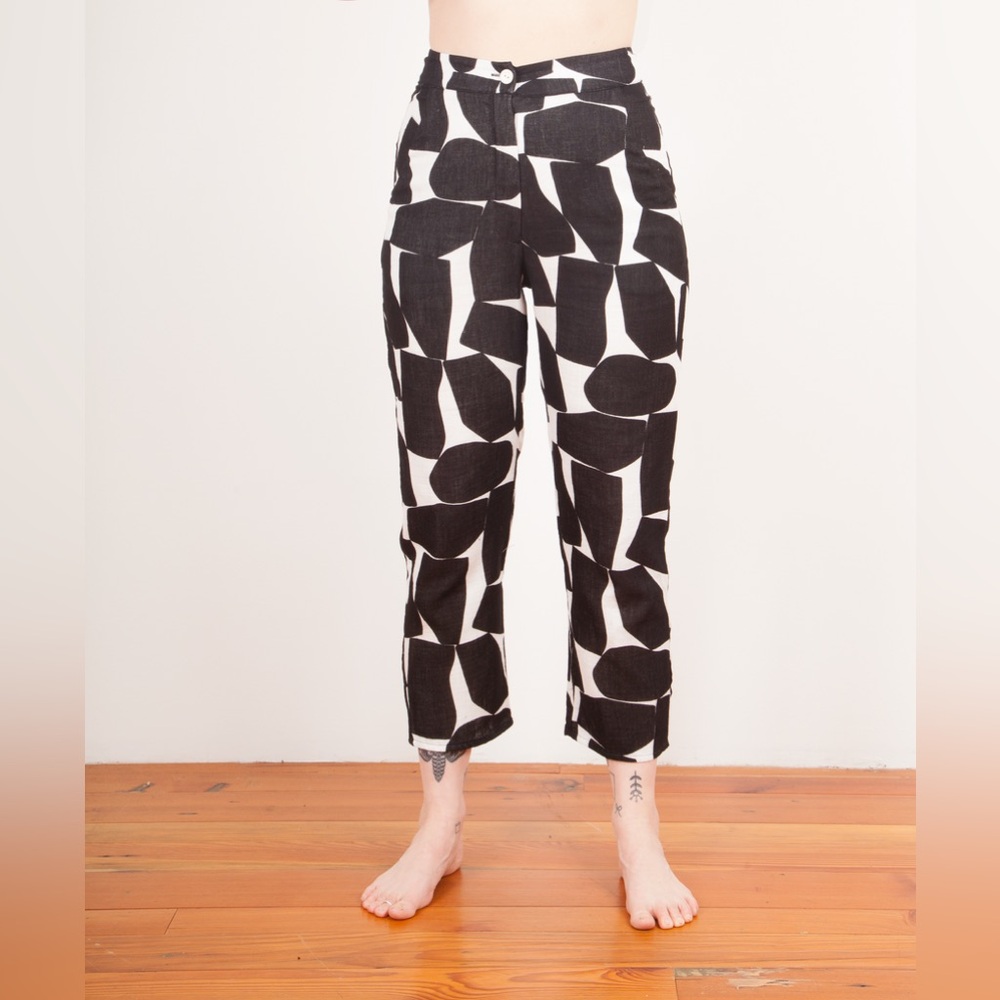 Dusen Dusen Gauze Pants - Stones Pattern Sold out!